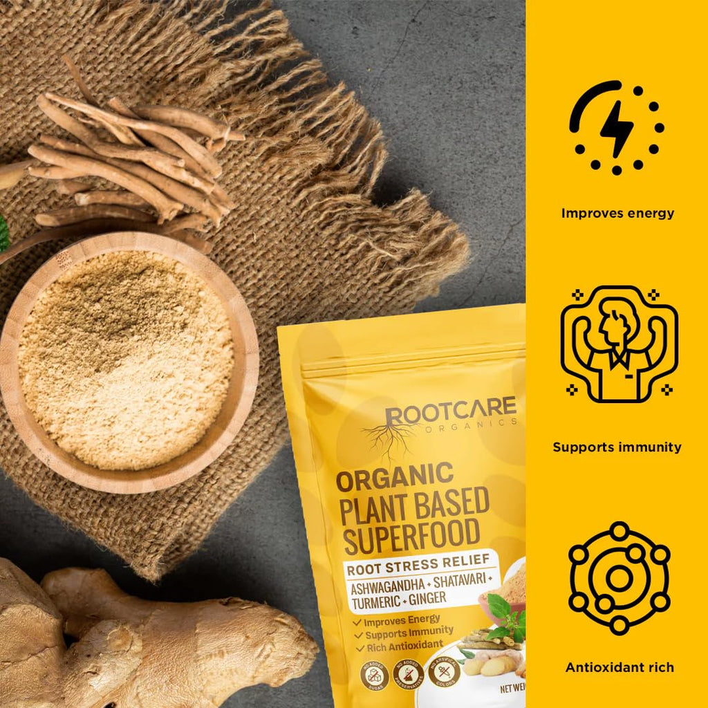 Rootcare Organics Root Stress Relief Powder - 180 gms