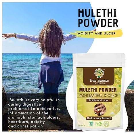 True Essence Research Foundation Natural Mulethi Powder - 120 gms Each (Pack of 2)