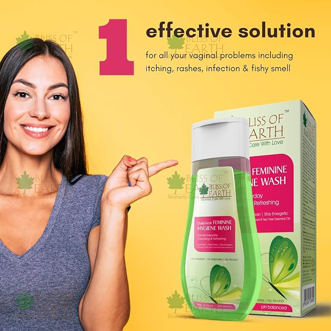 Bliss of Earth DailyFresh Feminine Hygiene Wash - 110 ml