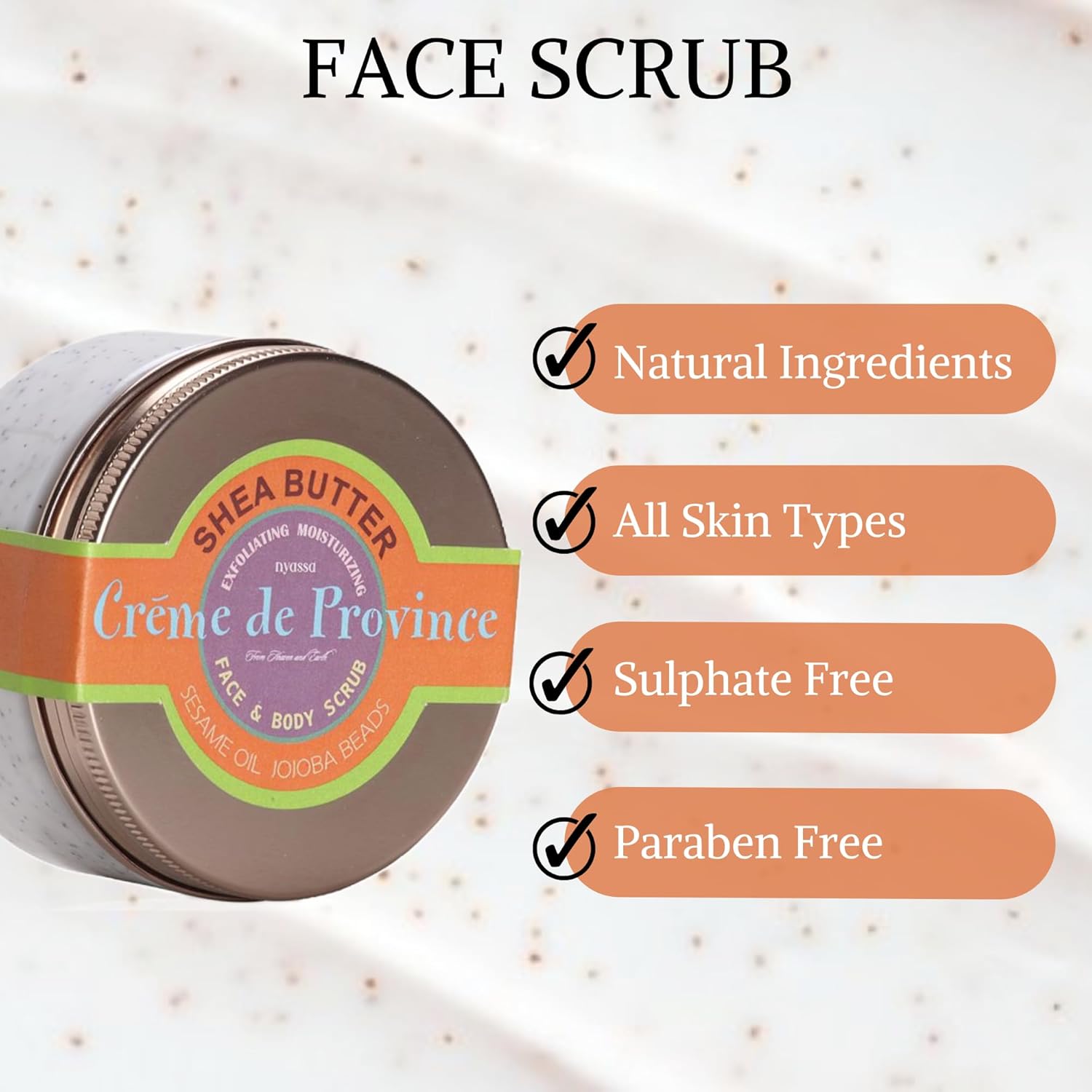 Nyassa Creme De Province Face & Body Scrub - 215 Gms