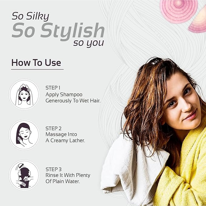 Elibliss Premium Onion Shampoo - 100 ml (Pack of 2)