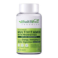 Health Veda Organics Multivitamin With Probiotics - 45 Ingredients Supplement For Men And Women | Vitamin C, D, E, B3, B5, B12, Zinc, Magnesium, Giloy & Biotin | Essential Vitamins & Minerals Blend - 120 Veg Tablets