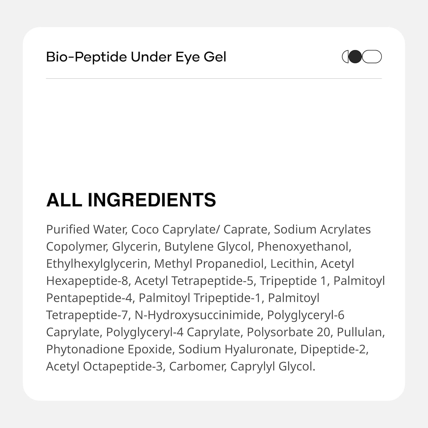 Cureskin Under Eye Gel for Dark Circles for Women and Men | Bio-Peptide Under Eye Gel to Reduce Dark Circles, Puffiness & Wrinkles | Under Eye Cream for Men and Women
