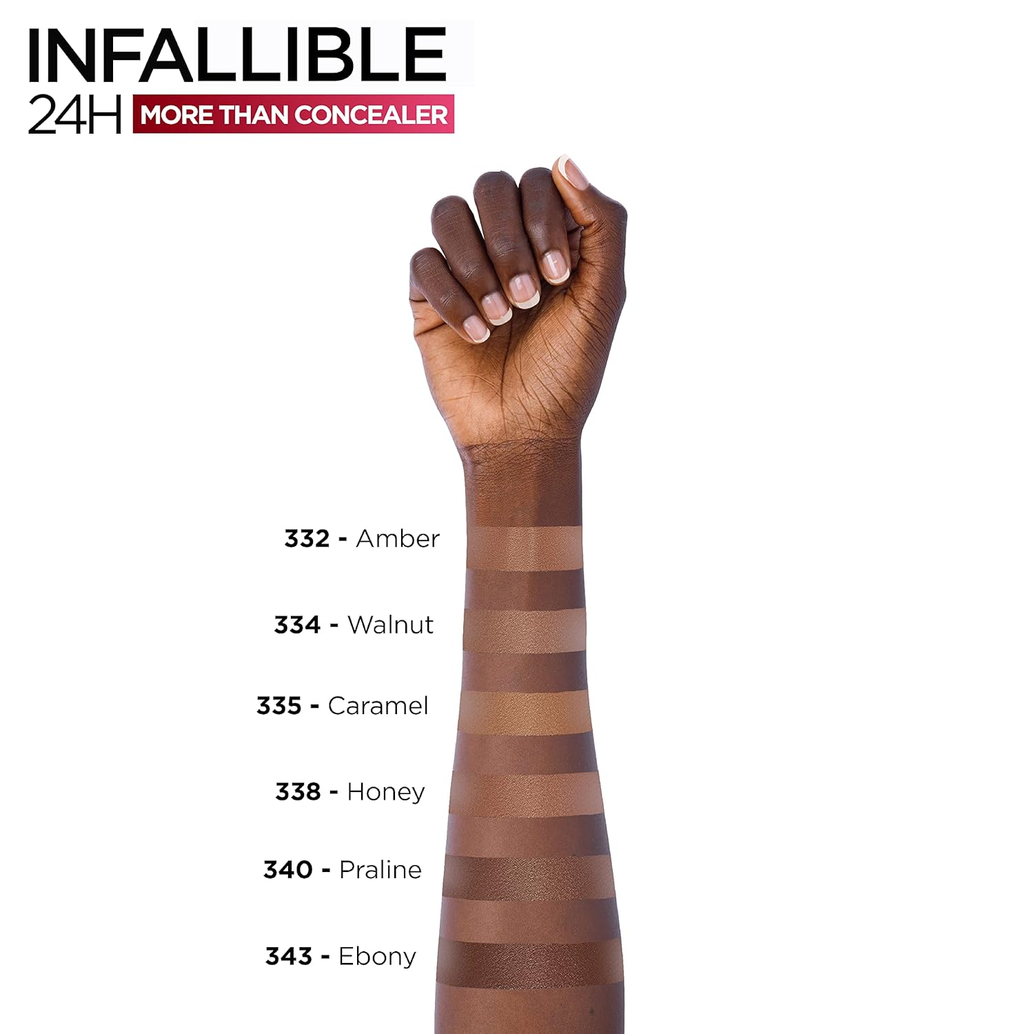 L'Oreal Paris Infallible Full Wear More Than Concealer - 338 Warm Dore, 10ml