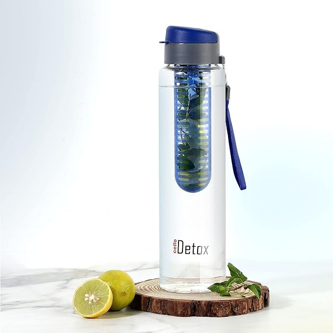 Cello Aquaria Borosilicate Glass Water Bottle