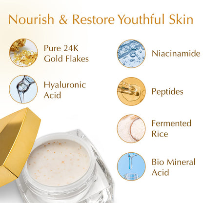 Bio-essence Bio-Gold Day Cream - 40 gms
