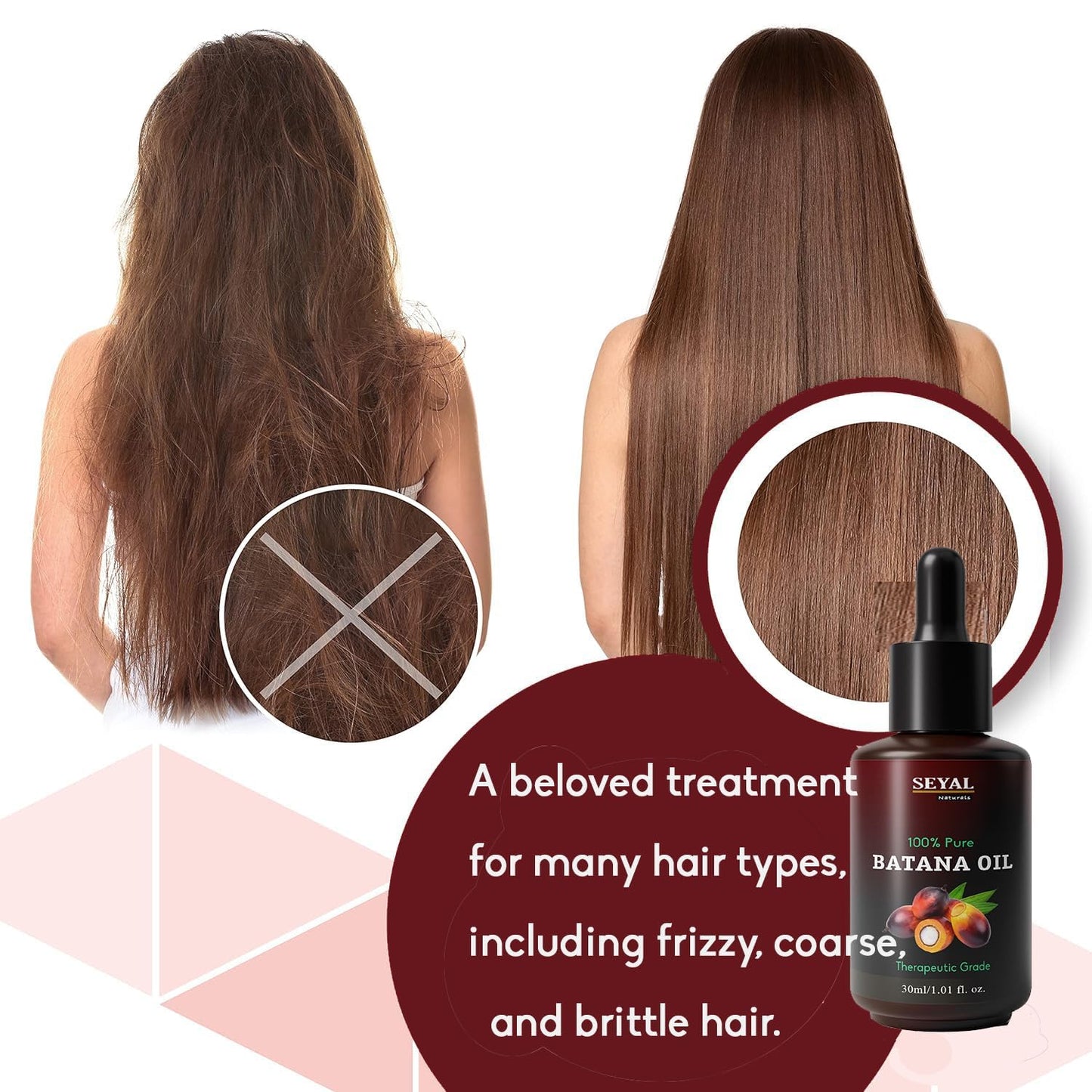 Seyal 100% Pure Batana Oil for Hair Growth