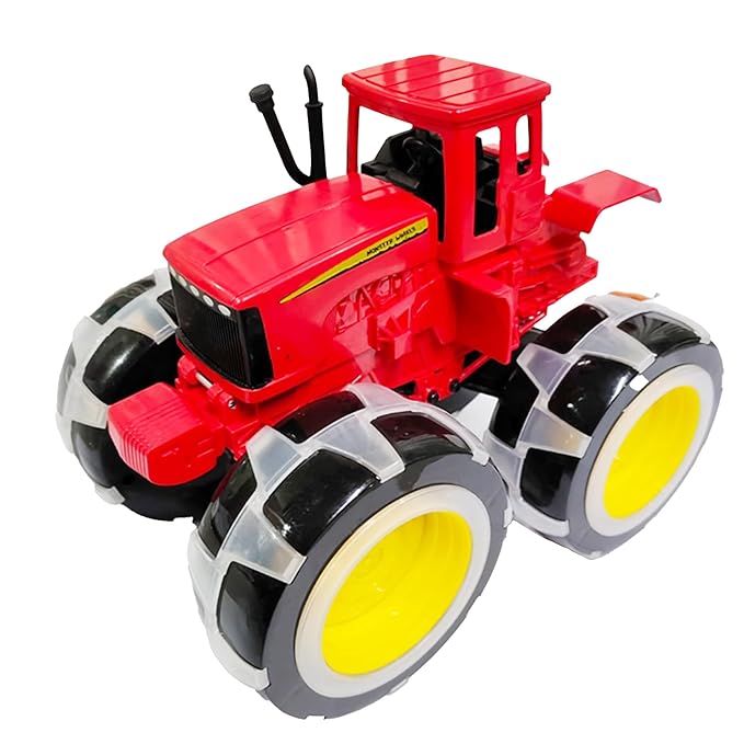 Kidology Monster Toy Tractor for Kids Friction Powered Red