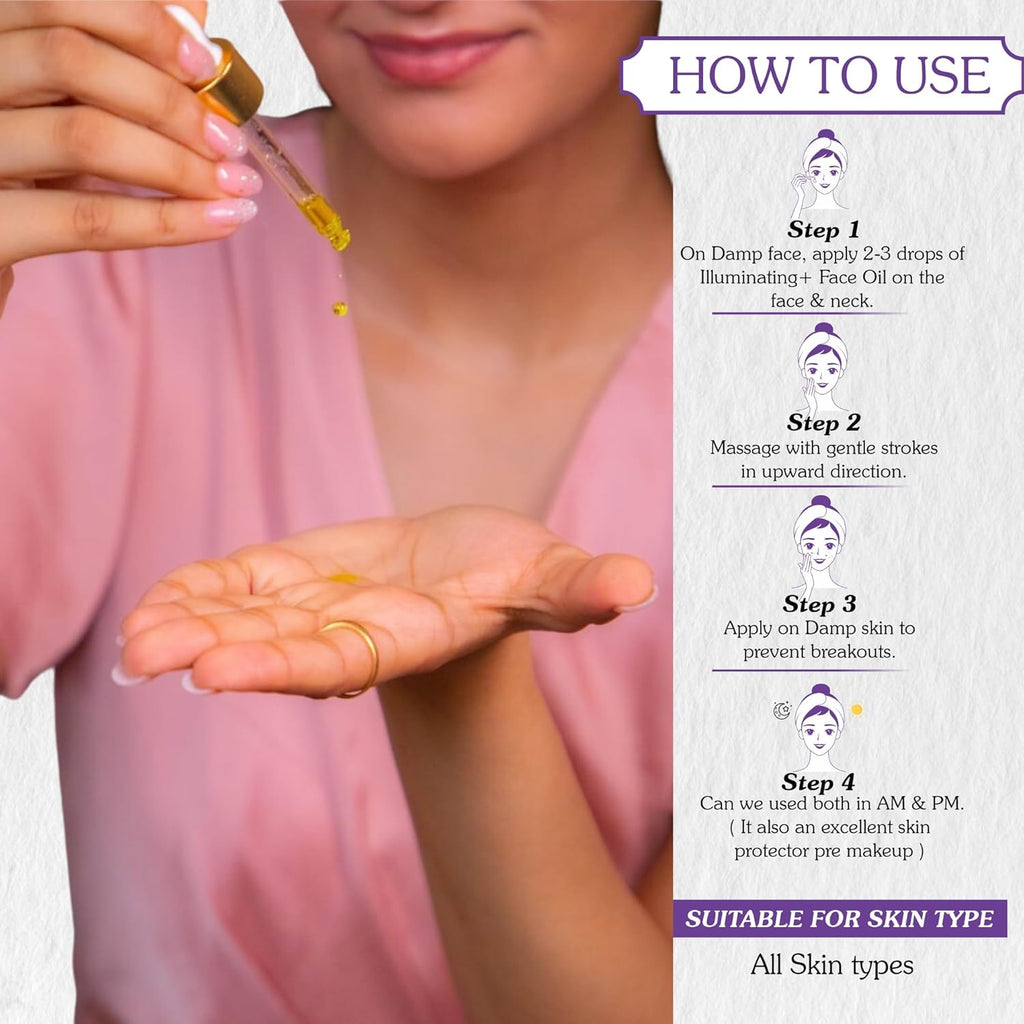 BAKE Kumkumadi Face Oil For Anti Aging, Glowing & Brightening Skin | For Pigmentation, Dark Circles | With Licorice, Saffron, Manjishtha | 30ml