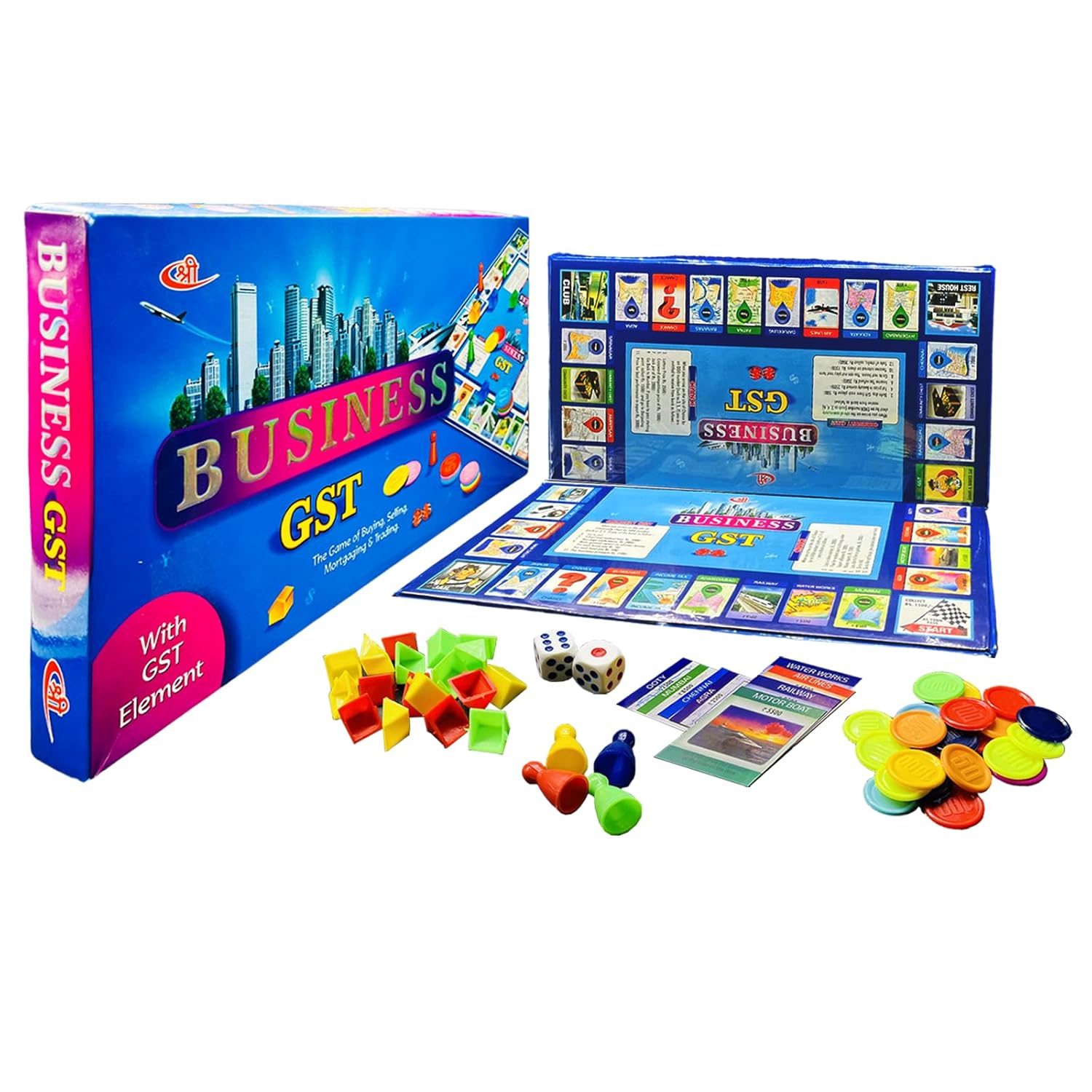 Kids Mandi Fun-Filled Business Game with Coins Educational Board Game