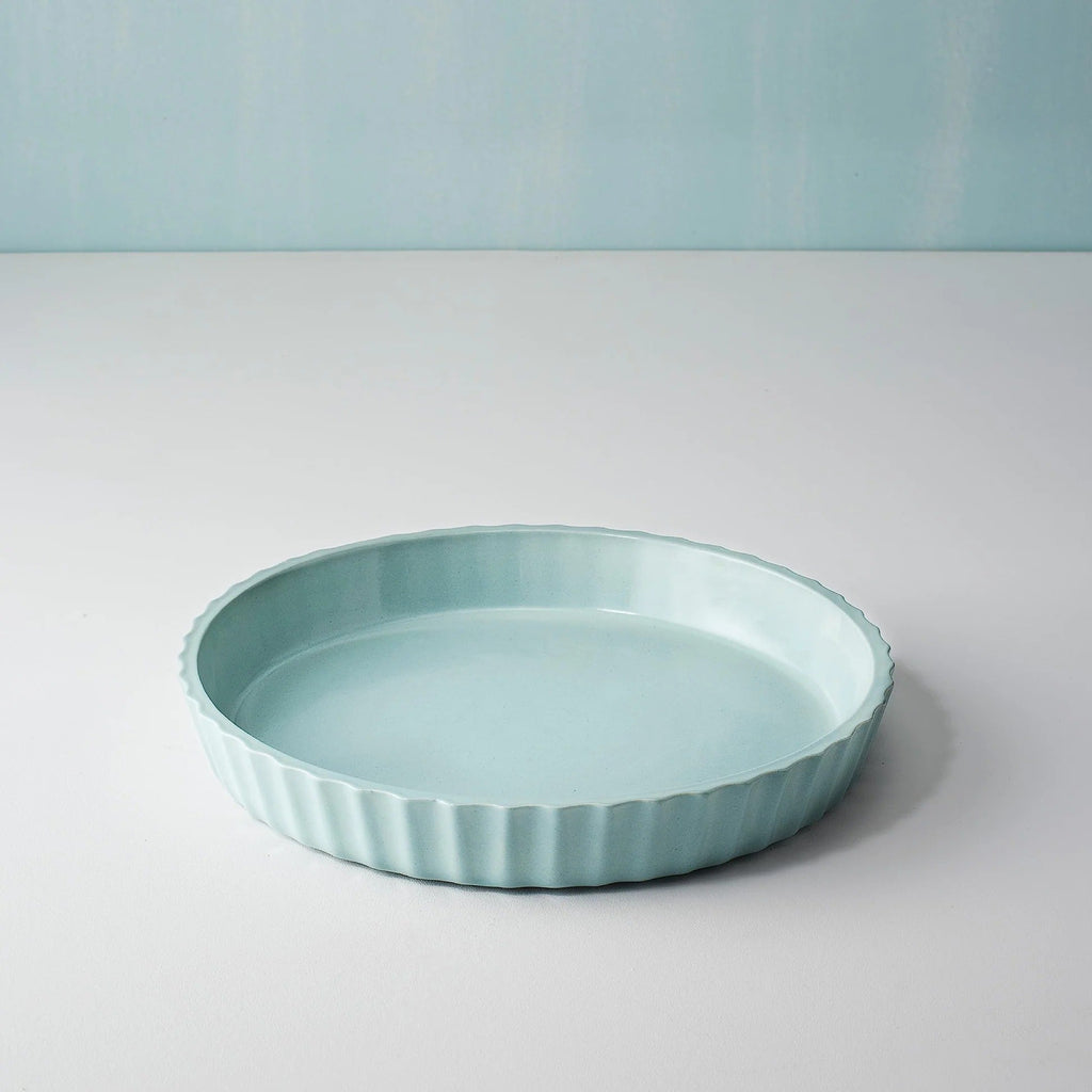 Ellementry Upper Crust Ceramic Tart Dish 1500ml Microwave Oven Safe Serving Tray