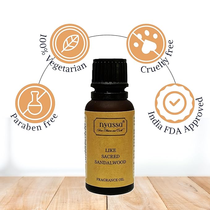 Nyassa Like Sacred Sandalwood Fragrance Oils - 20 Ml
