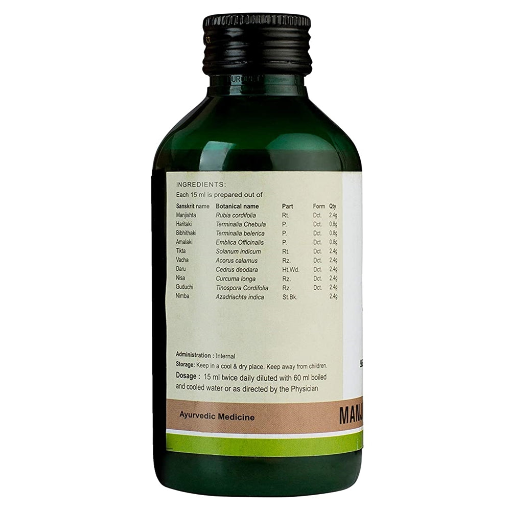 Kerala Ayurveda Mahamanjishtadi Kwath -  200 ml