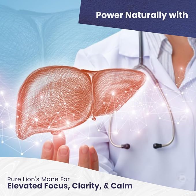 Plant Bro Lion's Mane Herbal Capsules - 60 Capsules | 650 Mg | 100% Fruit Body With No Fillers