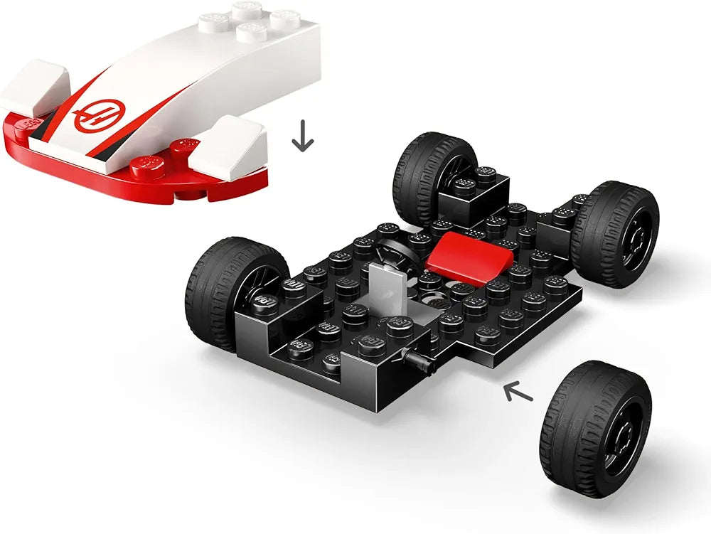 Lego City F1 Williams Racing & Haas F1 Race Cars Vehicle Toy Set 60464 Building Blocks Toys for 4+ Gift for Boys and Girls