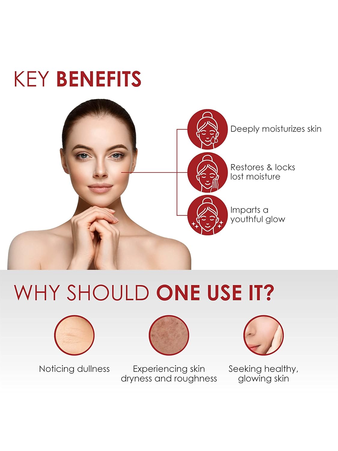 Good Vibes Rosehip Moisture-Rich Face Cream, 50 g Skin Moisturizing Hydrating Light Weight Formula, Soothes & Exfoliates Skin, Natural, No Parabens & Sulphates, No Animal Testing