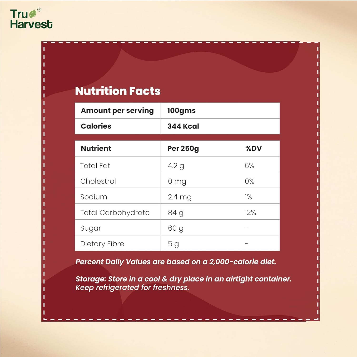 Tru Harvest Premium American Dried whole Cranberries | 150 g PET Jar | No Preservatives | No Artificial Colour | Rich in Antioxidants & Fiber | Ideal for Baking, oatmeal, Salads & Snacking |