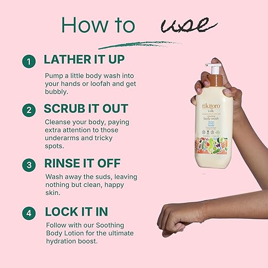 Tikitoro Kids Refreshing Body Wash 4+ years - 300 ml