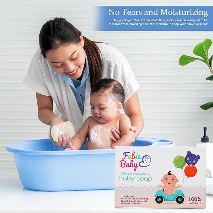 Fabie Baby Gentle Moisturizing Baby Soap - 75 Gms | Pack of 2