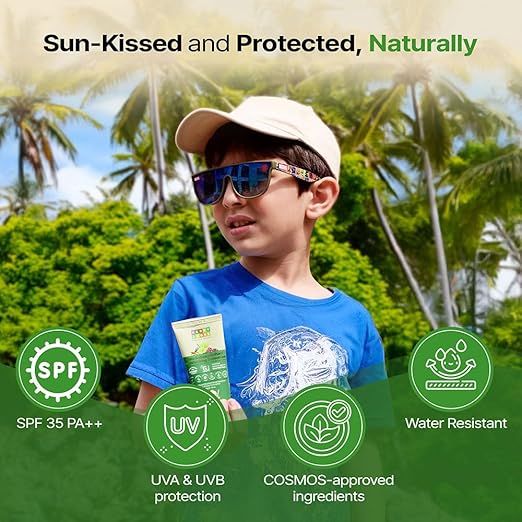 Herby Angel Natural Kids Sunscreen for Babies & Kids - 50 ml