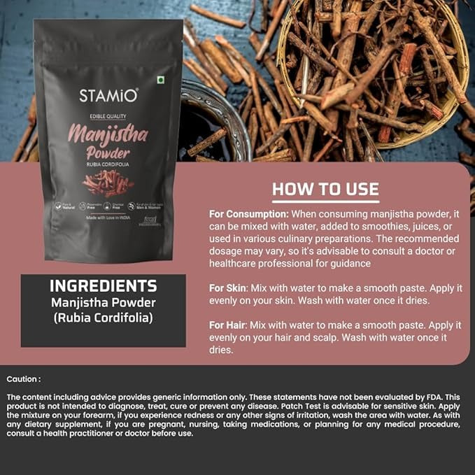 Stamio Manjistha Powder - 250 gms