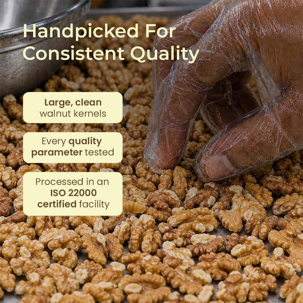 Bolas Walnut Kernels 200g | Akhrot Giri | Without Shell | Rich in Omega 3, Protein & Magnesium | Crunchy | Dry Fruits & Healthy Snack