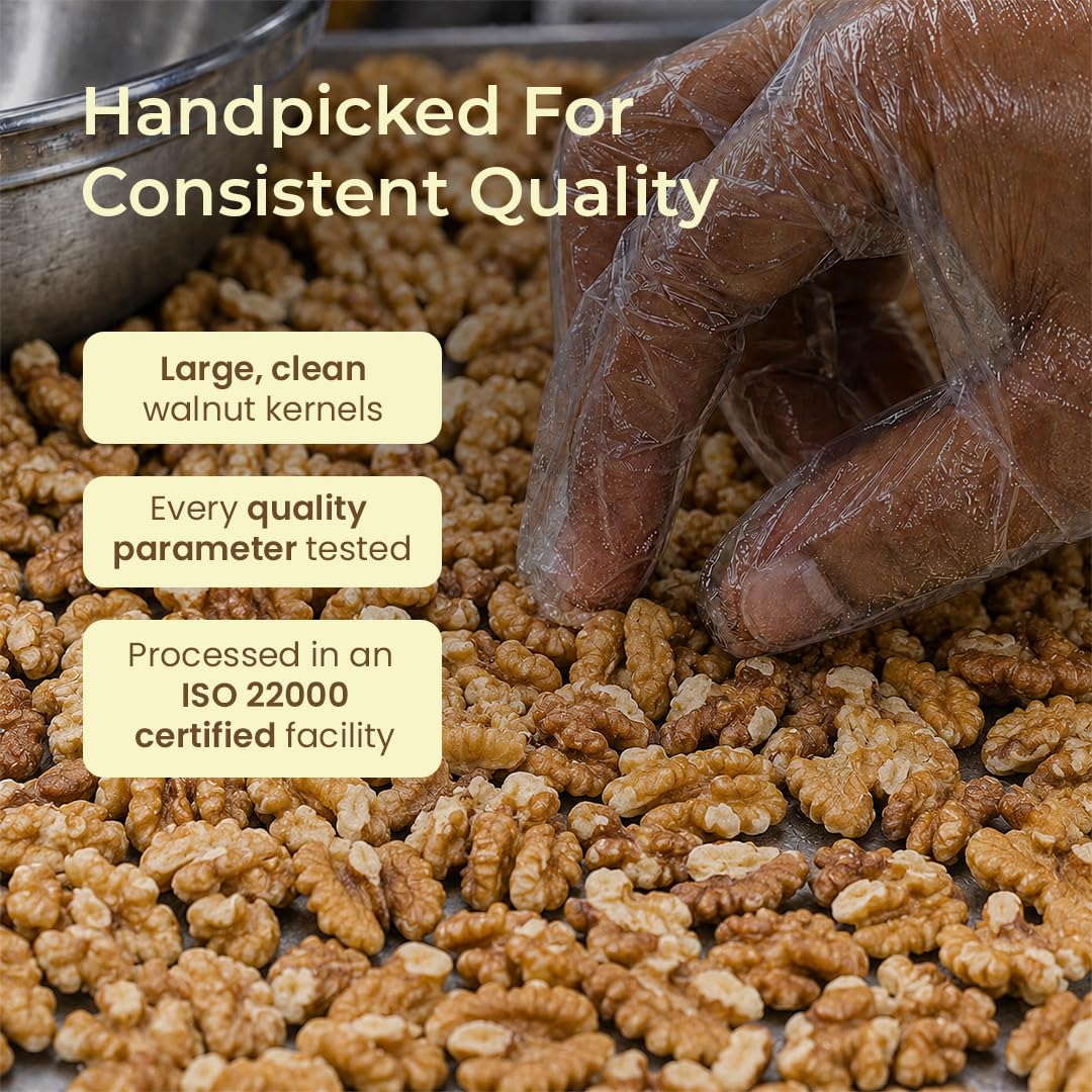 Bolas Walnut Kernels 200g | Akhrot Giri | Without Shell | Rich in Omega 3, Protein & Magnesium | Crunchy | Dry Fruits & Healthy Snack