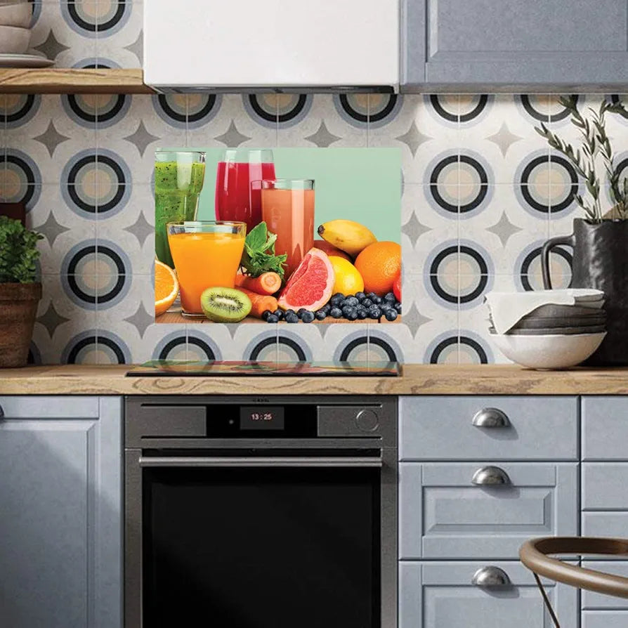 Rangoli Design PVC Stickers Waterproof Laminated Wall Stickers Stylish Kitchen Art 70or50 cm