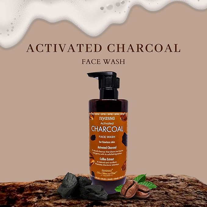 Nyassa Activated Charcoal Face Wash - 210 Ml