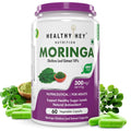 HealthyHey Moringa Extract 10:1-60 Veg Capsules - Oleifera Leaf - Miracle Tree