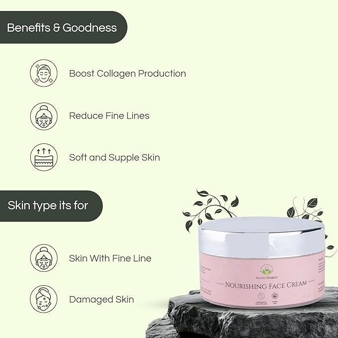 PrakritPurity Nourishing Face Cream - 50 gms