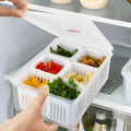 Milton 6 Grid Fridge Storage Containers
