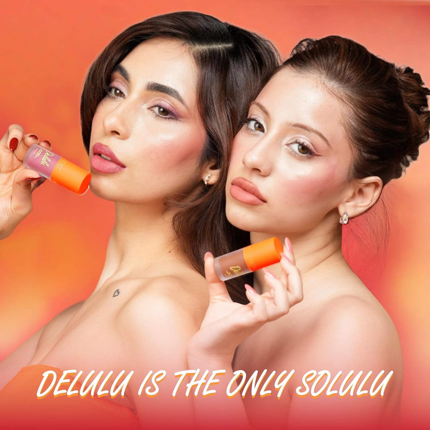RENEE Delulu Blurring Matte Liquid Lipstick - Mauve Main Ex | Buildable Formula with Rich PayOff | Blurs Lip Lines, Glides Smoothly, Long-Lasting Up To 10 Hours | With Jojoba Oil | 4ml