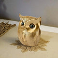 Xtore Modern Classy Lucky Owl Resin Art Figure Showpiece