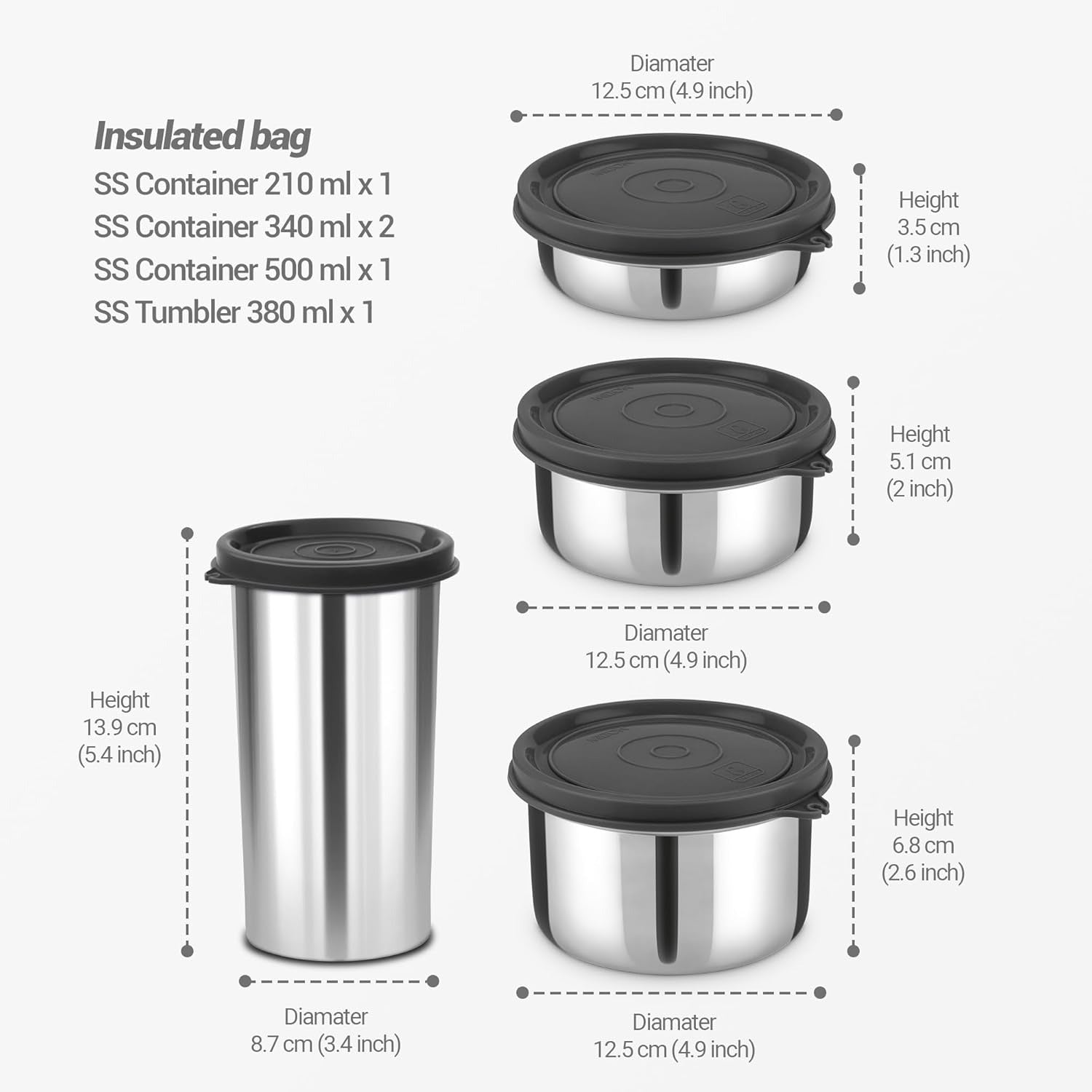 Milton Delicious Combo Insulated Lunch Box