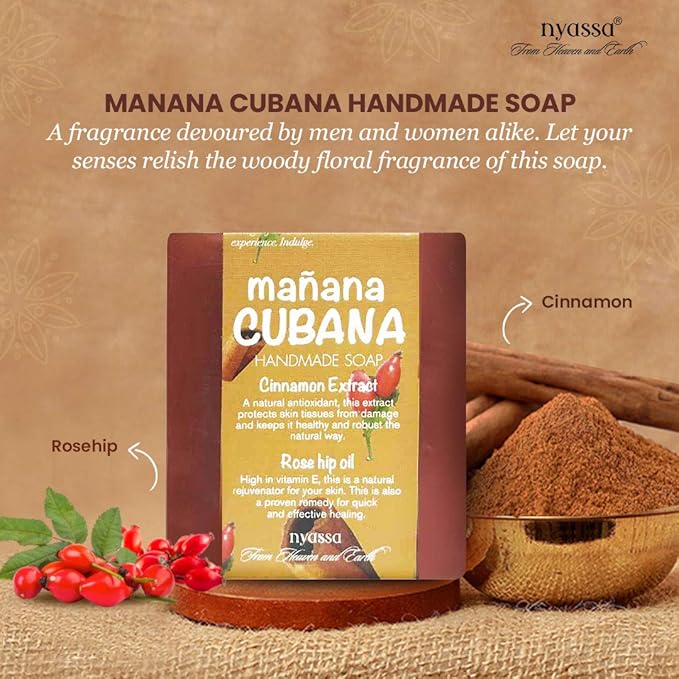 Nyassa Manana Cubana Handmade Soap - 150 Gms