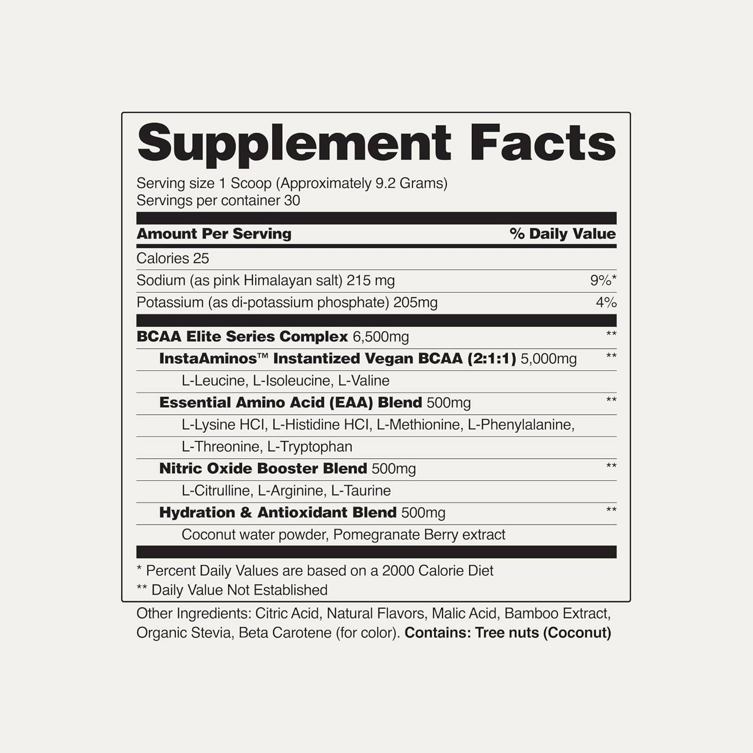 Snap Supplements BCAA Powder - 5g Vegan Branched Chain Amino Acids (2:1:1 Leucine Isoleucine Valine) + Essential Amino Acids with Nitric Oxide Booster, 30 Servings, Peach Mango