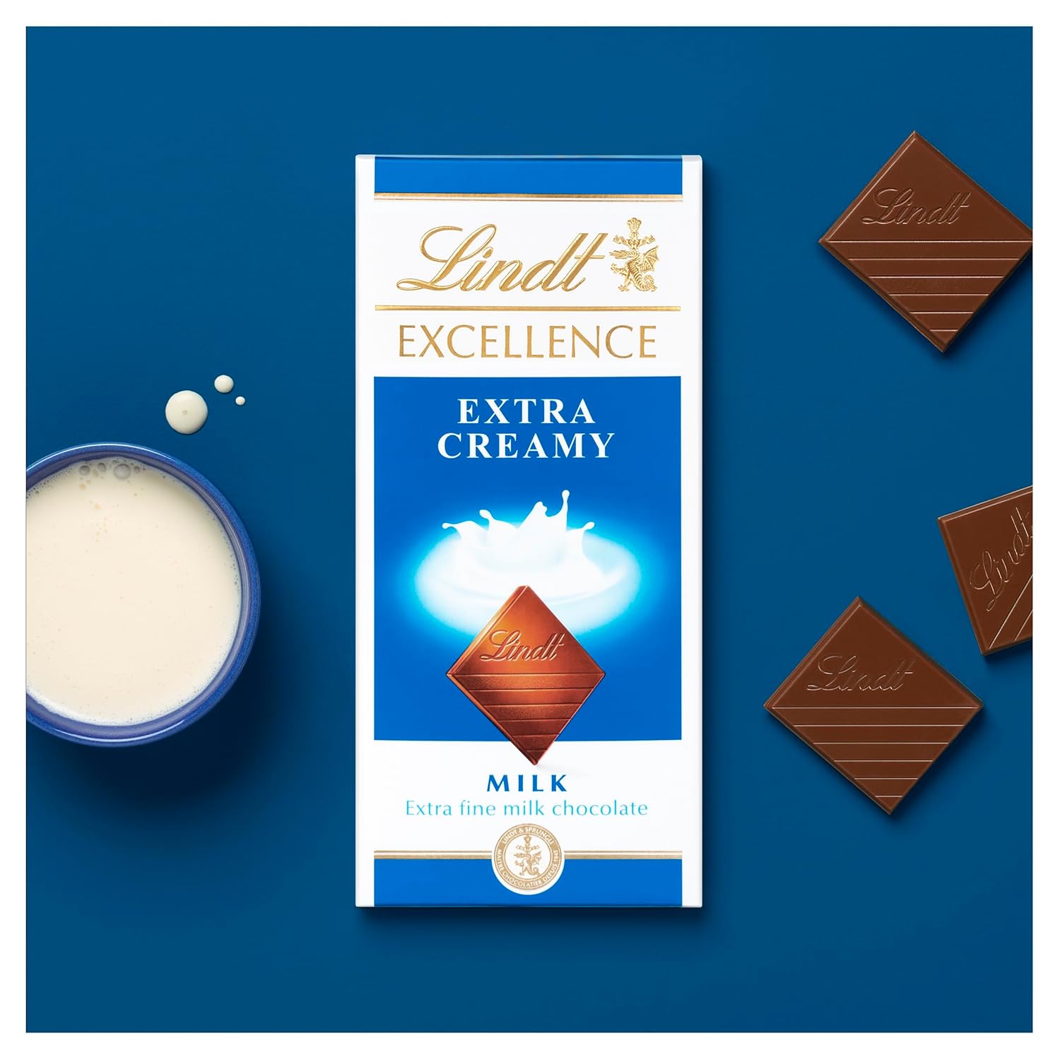 Lindt Excellence Extra Creamy Milk Chocolate Bar - 100 gms