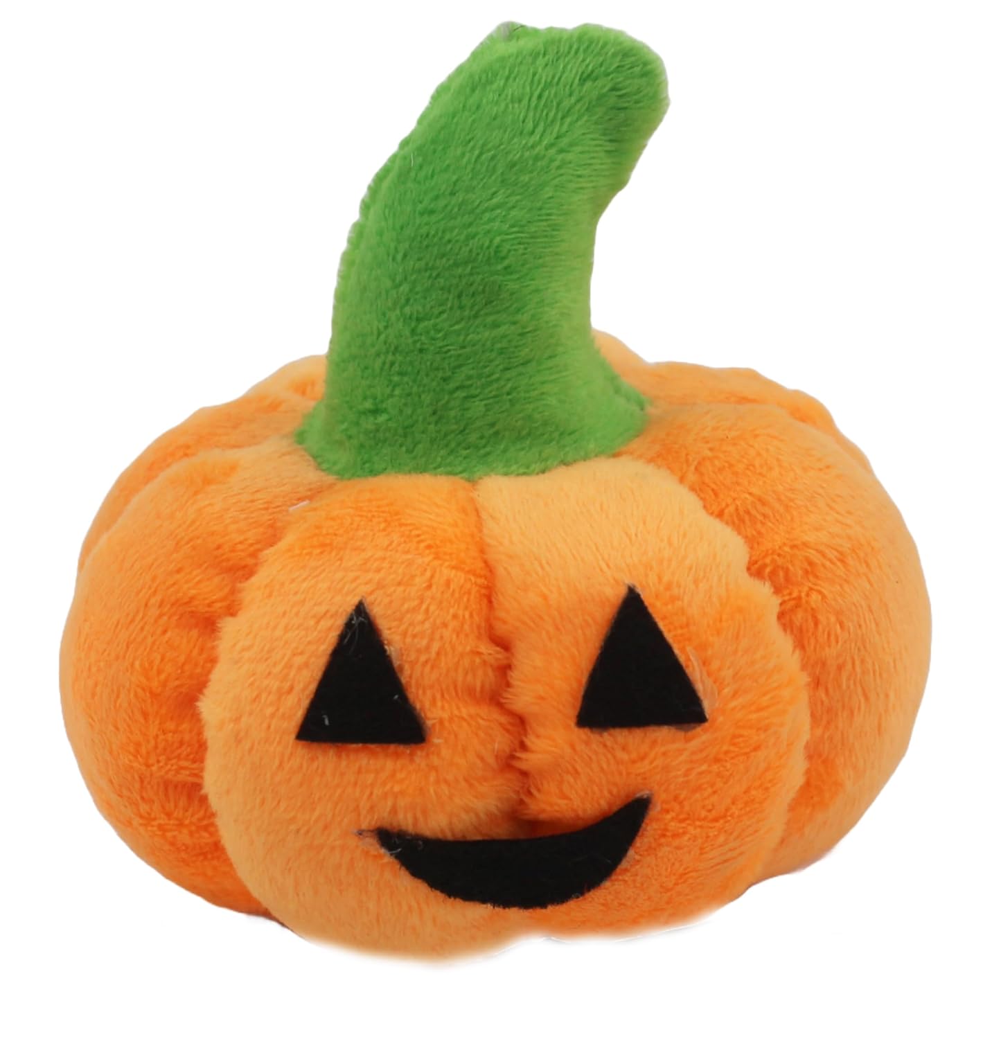 Tickles Halloween Pumpkin Soft Stuffed Plush Toy for Kids Color Orange 9 cm Face Design