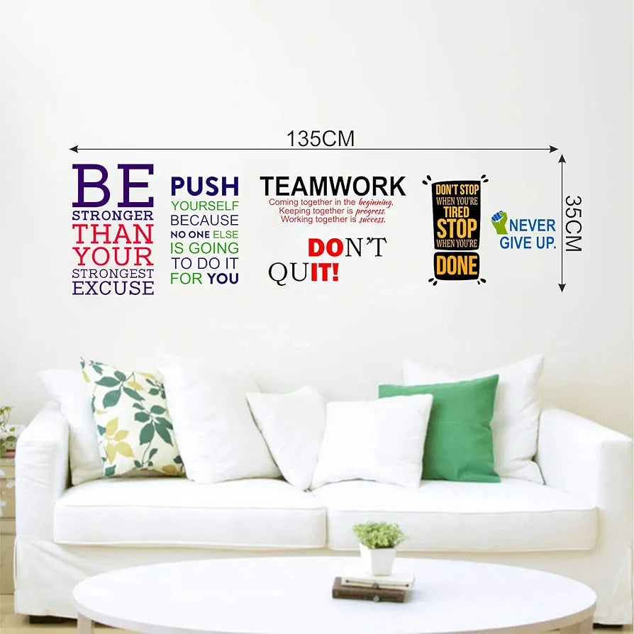 Decal O Decal Life Inspiration Quotes Wall Stickers self-adhesive 1 x 135 cm