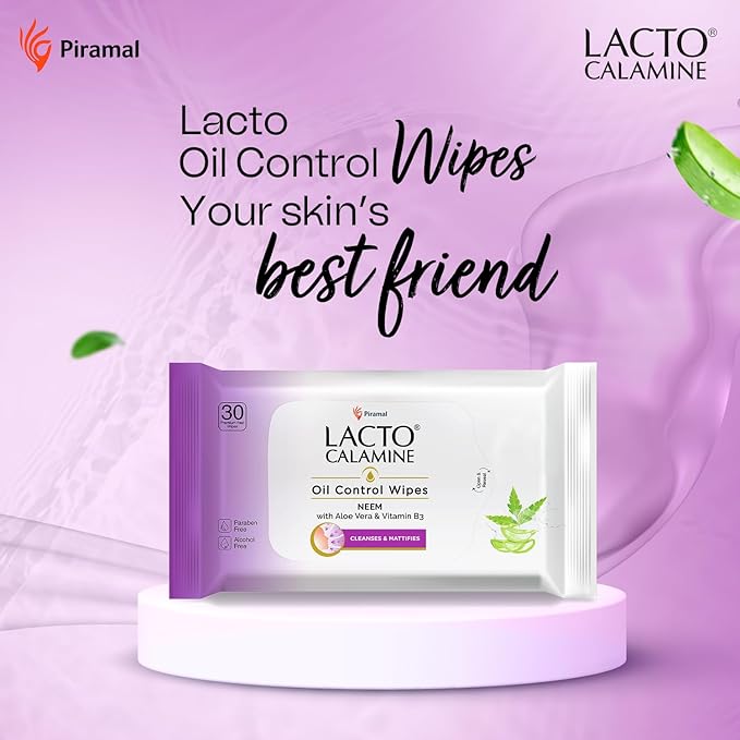Lacto Calamine Oil Control Face Wipes & Daily Cleansing Face Wipes Combo