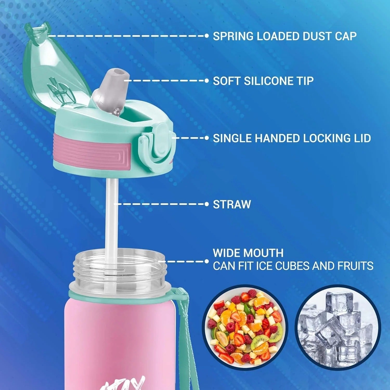 Milton GenZ Water Bottle 1000ml