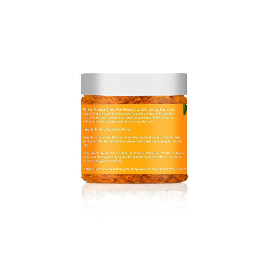 ManHar Organics Orange Peel Powder - 100 gms