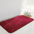 Luxe Home International Rectangular Bathmat 2500 Gsm Microfiber Anti Skid Slip Colour Maroon