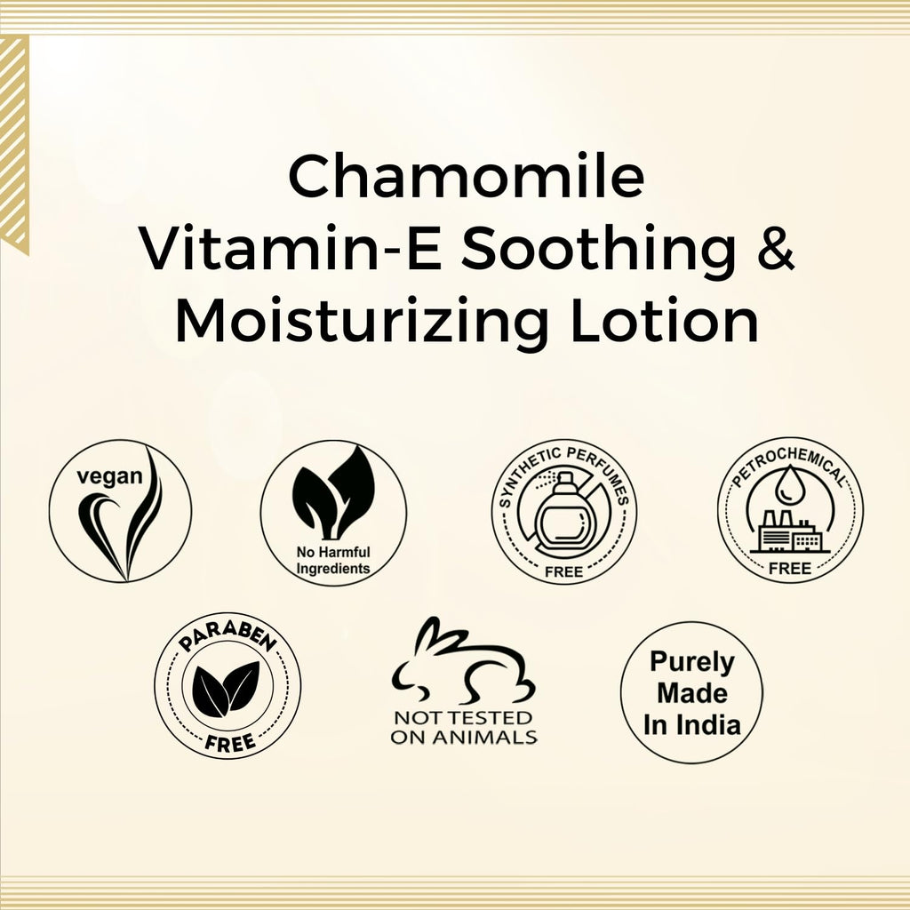 Aroma Treasures Chamomile Vitamin-E Soothing & Moisturizing Lotion (100 ml)