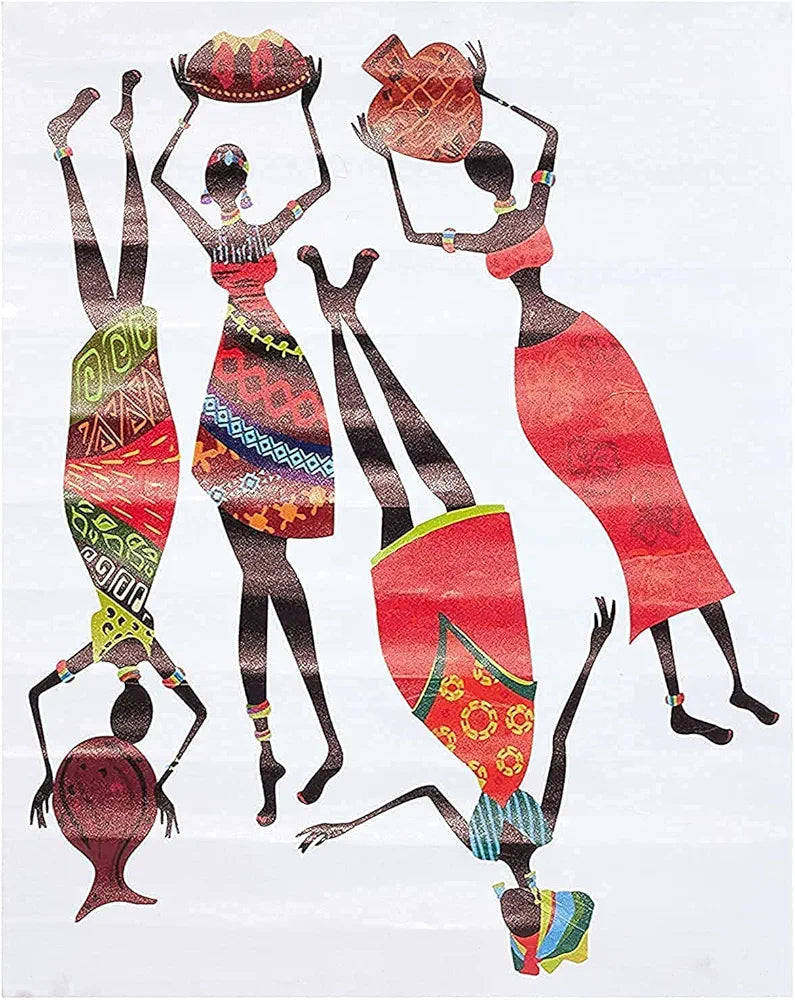 Decals Design African Women Wall Sticker