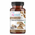 Black Garlic Capsules, Natural Superfood, 60 Veg Capsules, Improves Heart Health, Boosts Immune System