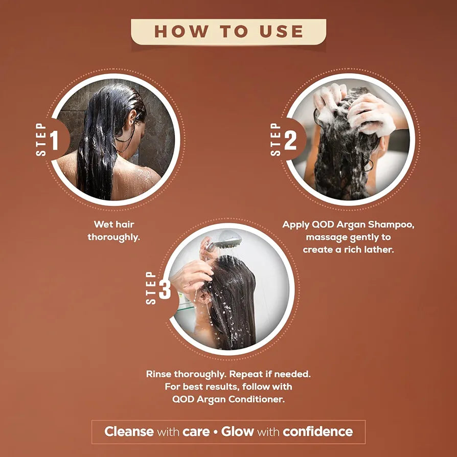 QOD Professional Argan Hair Shampoo – 300 ml