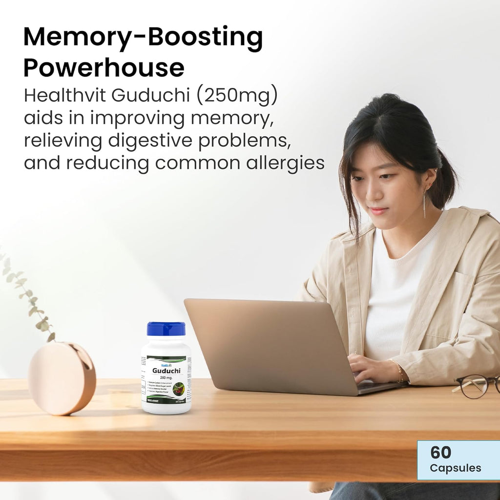 Healthvit Guduchi 250 mg 60 Capsules