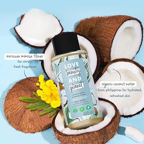 Love Beauty & Planet Coconut Water & Mimosa Flower Hydrating Body Wash - 200 ml